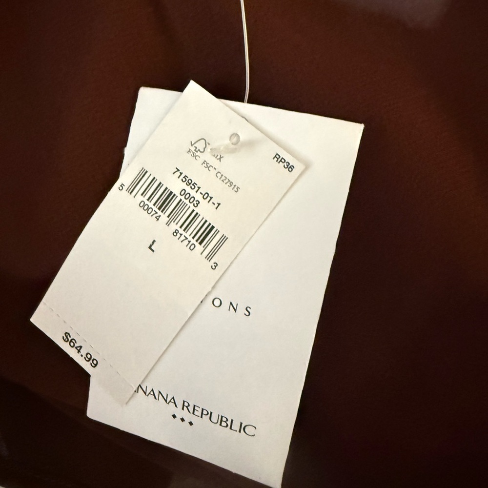 Banana Republic Burgundy Sheer Blouse and Tank - Picture 3 of 9